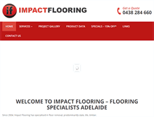 Tablet Screenshot of impactflooring.com.au